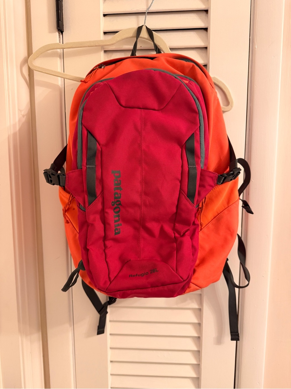 Patagonia pink/orange Refugio 28L backpack